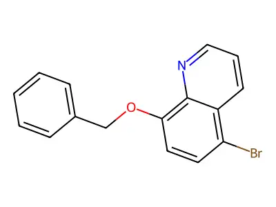Quinoline, 5-bromo-8-(phenylmethoxy)- structure