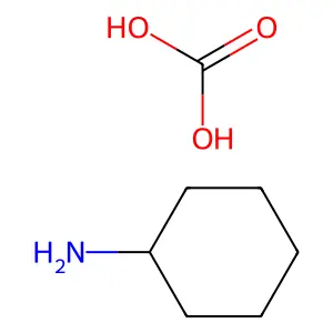 碳酸与环己胺化合物 structure