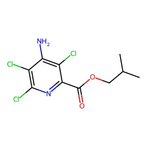 2-Methylpropyl 4-amino-3,5,6-trichloropyridine-2-carboxylate structure