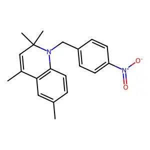 2,2,4,6-Tetramethyl-1-(4-nitrobenzyl)-1,2-dihydroquinoline structure