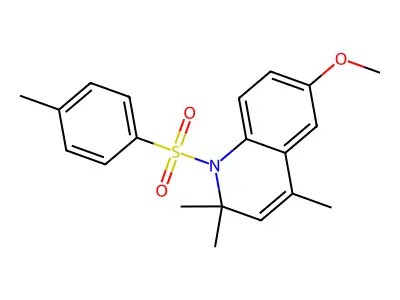 6-Methoxy-2,2,4-trimethyl-1-[(4-methylphenyl)sulfonyl]-1,2-dihydroquinoline structure