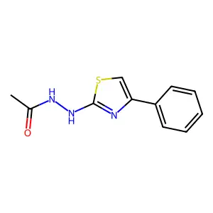 N'-(4-Phenyl-1,3-thiazol-2-yl)acetohydrazide structure