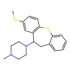 甲硫噻平 structure