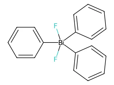 Triphenylbismuth Difluoride structure