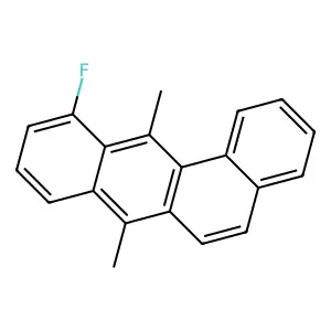 Benz(a)anthracene, 7,12-dimethyl-11-fluoro- structure
