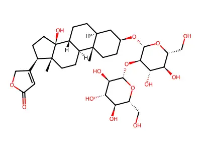 Card-20(22)-enolide, (3beta,5alpha)- structure