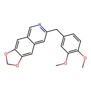 1,3-Dioxolo(4,5-g)isoquinoline, 7-veratryl- structure