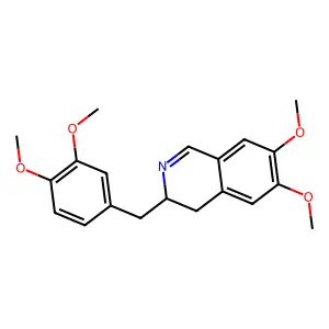 Isoquinoline, 3,4-dihydro-6,7-dimethoxy-3-veratryl- structure
