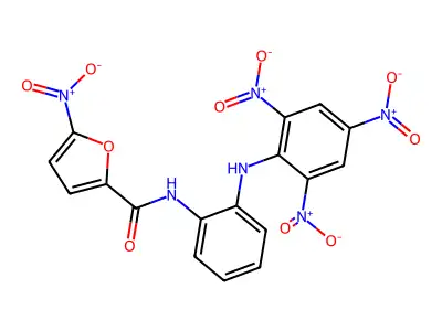 5-nitro-N-[2-(2,4,6-trinitroanilino)phenyl]furan-2-carboxamide structure