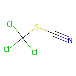 硫氰酸三氯甲酯 structure