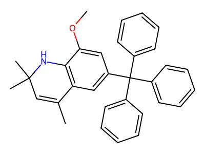 8-Methoxy-2,2,4-trimethyl-6-trityl-1,2-dihydroquinoline structure