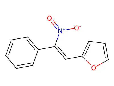 2-(2-Nitro-2-phenylethenyl)furan structure