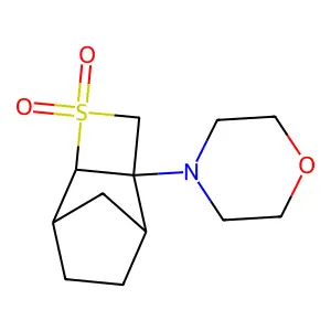 5-Morpholin-4-yl-3lambda6-thiatricyclo[4.2.1.02,5]nonane 3,3-dioxide structure