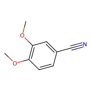 3,4-二甲氧基苯甲腈 structure