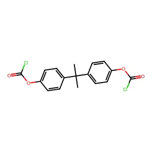 Bisphenol A dichloroformate structure
