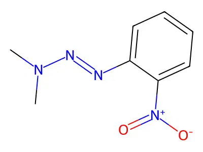3,3-Dimethyl-1-nitrophenyl-1-triazene structure