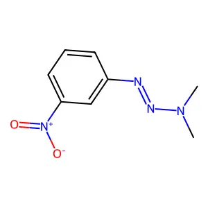 3,3-Dimethyl-1-(3-nitrophenyl)triazene structure