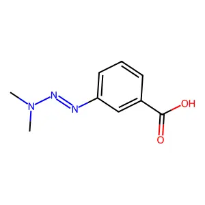 3-(3,3-二甲基-1-三氮烯-1-基)苯甲酸 structure