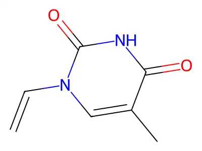 1-Vinylthymine structure
