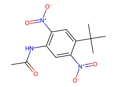 N-(4-tert-butyl-2,5-dinitrophenyl)acetamide structure