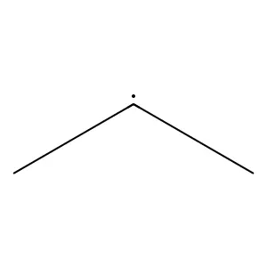 Isopropyl radical structure