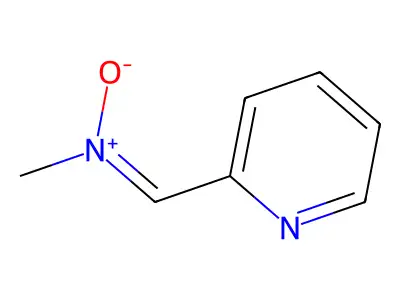 N-methyl-1-pyridin-2-ylmethanimine oxide structure