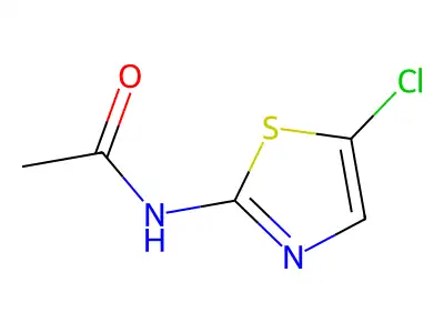 2-Acetamido-5-chlorothiazole structure