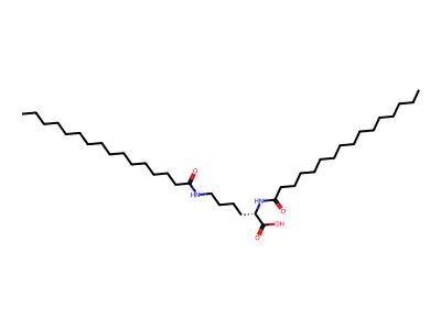 N(2),N(6)-Dipalmitoyllysine structure