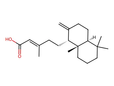 (-)-柯帕酸 structure