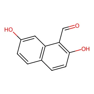 2,7-Dihydroxy-1-naphthaldehyde structure