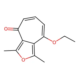 8-Ethoxy-1,3-dimethyl-4H-cyclohepta[c]furan-4-one structure