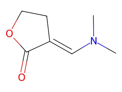 2(3H)-Furanone, 3-[(dimethylamino)methylene]dihydro-, (3E)- structure