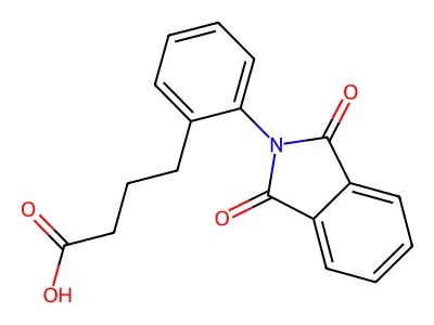 4-(2-Phthalimidophenyl)butyric acid structure