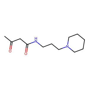 n-(3-(Piperidin-1-yl)propyl)acetoacetamide structure