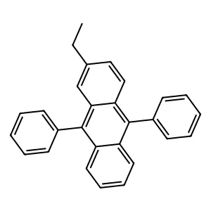 2-Ethyl-9,10-diphenylanthracene structure