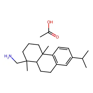 脱氢松香胺醋酸盐 structure