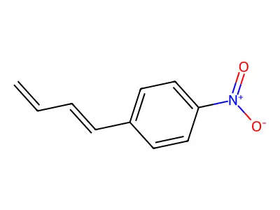 Benzene, 1-(1,3-butadienyl)-4-nitro- structure