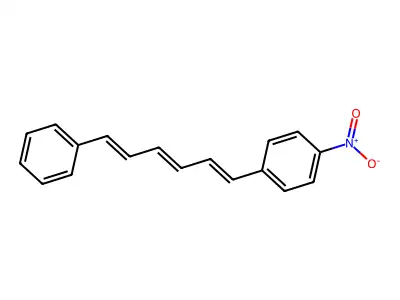 1-(4-Nitrophenyl)-6-phenylhexatriene structure