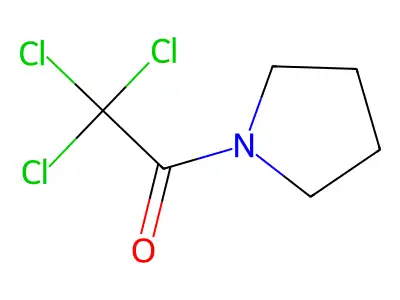 1-(Trichloroacetyl)-pyrrolidine structure