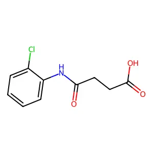 4-[(2-Chlorophenyl)amino]-4-oxobutanoic acid structure