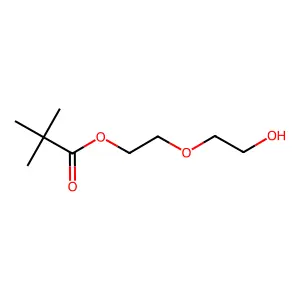 2-(2'-Hydroxyethoxy)ethyl pivalate structure