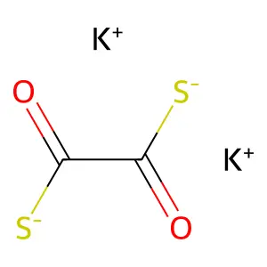 乙烷双(硫代酸)钾盐(1:2) structure