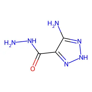 5-Amino-1H-1,2,3-triazole-4-carboxylic acid hydrazide structure
