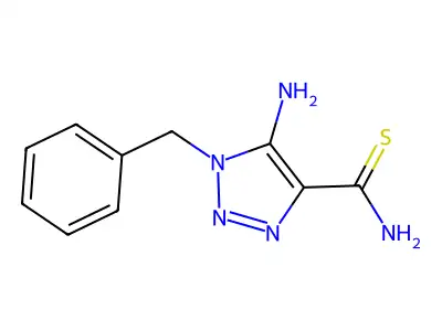 5-amino-1-benzyl-1H-1,2,3-triazole-4-carbothioamide structure