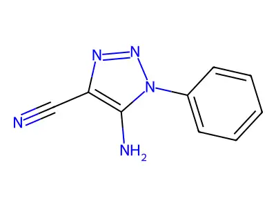 1-Phenyl-5-amino-1,2,3-triazole-4-nitrile structure