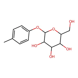 beta-D-Glucopyranoside, 4-methylphenyl structure