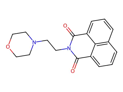 2-(2-Morpholinoethyl)-1H-benzo[de]isoquinoline-1,3(2H)-dione structure