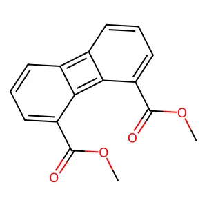Dimethyl biphenylene-1,8-dicarboxylate structure