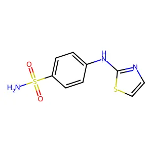 Benzenesulfonamide, 4-(2-thiazolylamino)- structure