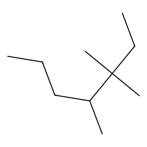 3,3,4-三甲基庚烷 structure
